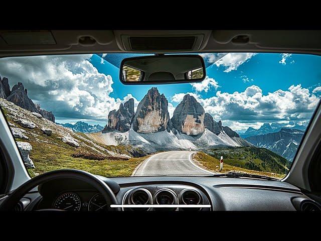 ️ Driving in The Dolomites from Cortina d’Ampezzo to Ortisei in 4K UHD, ASMR