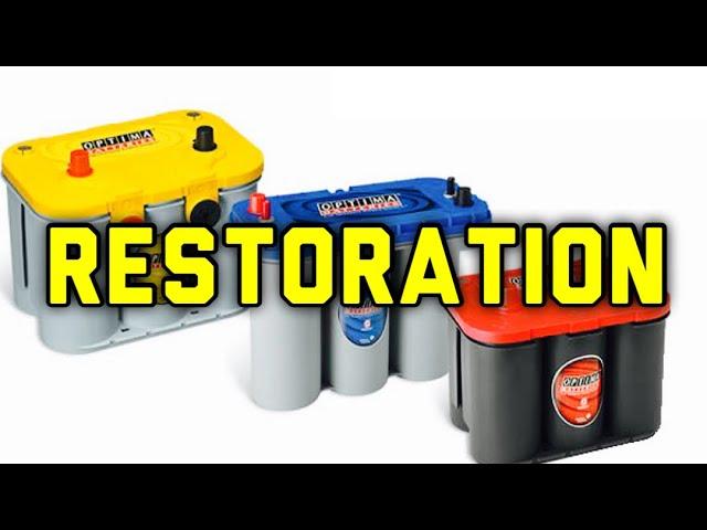 Restoring an Optima Battery | Desulfate Optima Battery | Optima Battery Issues | Bundys Garage