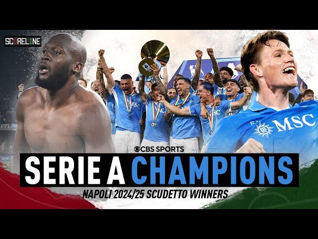 Napoli Scudetto CHAMPIONS | McTominay & Lukaku Gift Napoli Serie A title vs Cagliari | Scoreline