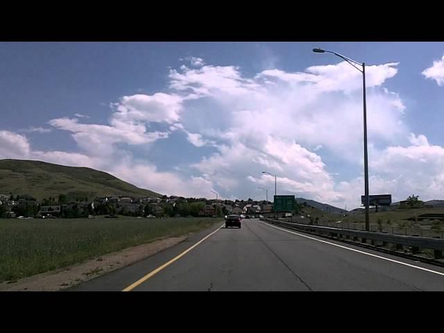 Driving Around Denver: Downtown, I-25, US 6, I-70 to Idaho Springs Drivelapse