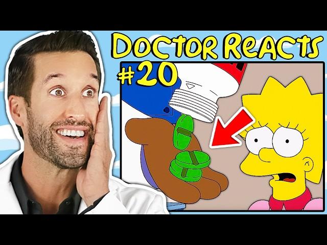 ER Doctor REACTS to The Simpsons Funniest Medical Scenes #20