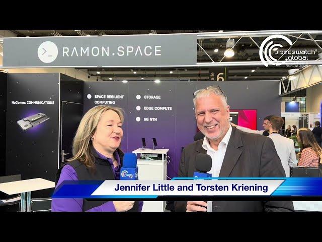 Space Tech Expo Europe 2024 - Ramon.Space on Edge Computing and 5G NTN Demos