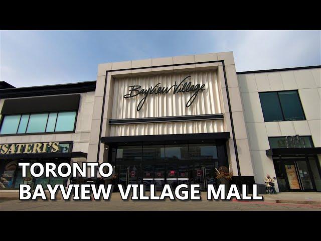 [4K]  Toronto Walk - Bayview Village Shopping Center Mall Walking Tour before 3rd lockdown|