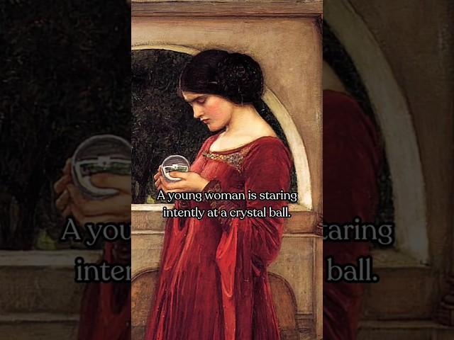 The Crystal Ball|John William Waterhouse #art #arthistory #painting #figurativeart