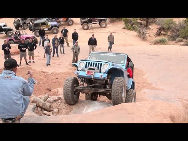 Rock Chucker 97 Jeep TJ during Jeep Safari with Skyjacker Suspension Lift Kit