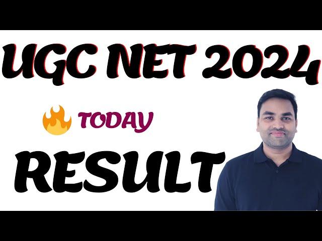 TODAY RESULT : -  UGC RE NET 2024 RESULT || UGC NET 2024 || UGC NET 2024 CUT OFF