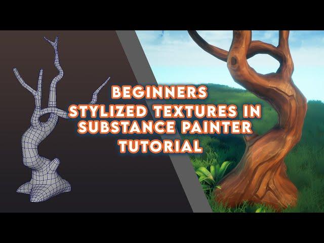 How To Create Stylized Textures in Substance Painter - Beginners tutorial