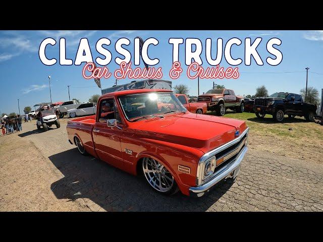 INCREDIBLE CLASSIC TRUCKS!!! Over an HOUR of JUST TRUCKS!!! Classic Car Shows, USA Car Shows.