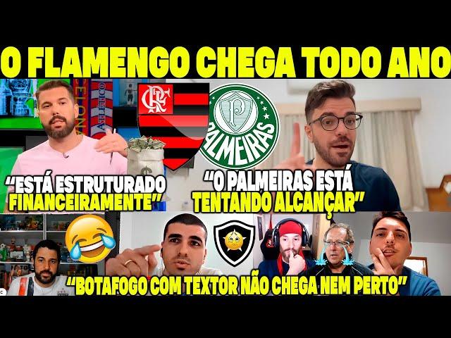 FLAMENGO ESTÁ ESTRUTURADO FINANCEIRAMENTE! ELES CHEGAM TODO ANO EM FINAL! O PALMEIRAS TENTA ALCANÇAR