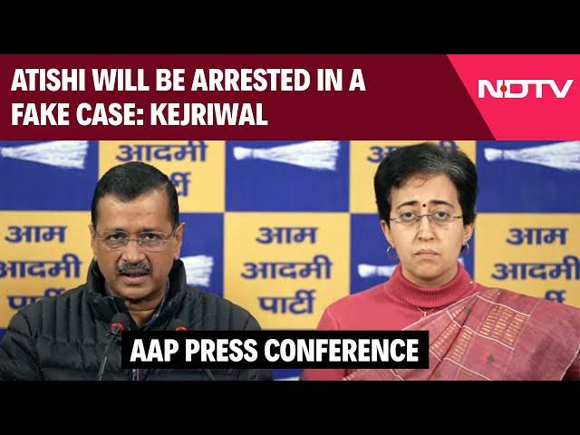 Arvind Kejriwal News | Atishi Will Be Arrested In Fake Case Ahead Of Delhi Polls: Arvind Kejriwal