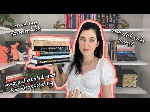 April Wrap Up  rereading my favorite book & my favorite author letting me down