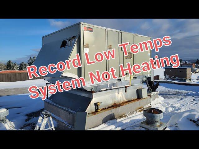 Troubleshooting No Heat Trane Voyager Package Unit