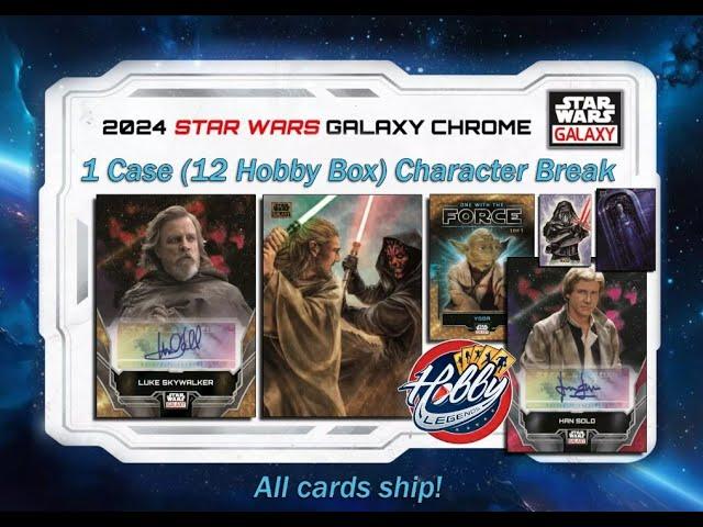 2024 Topps Star Wars Galaxy Chrome 1 Case (12 Box) Player Break #6 eBay 11/22/24