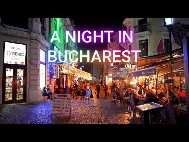  Bucharest Tour with a Bike - Downtown and Parliament Building | 4K