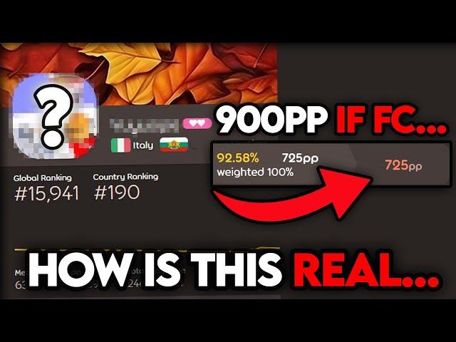 5 Digits Can Set 900pp Plays Now?? | osu!