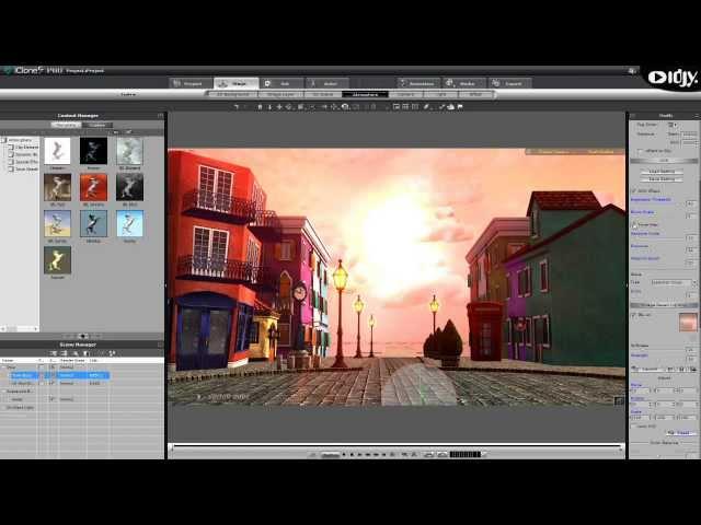 iClone 5 Tutorial - How to create Atmosphere with SkyDome ?
