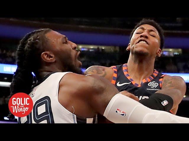 Elfrid Payton shoves Jae Crowder and both get ejected in Knicks vs. Grizzlies | Golic and Wingo