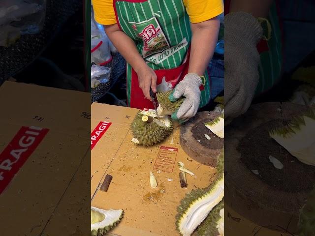 Cut Durian Thailand 태국 방센시장 두리안 #태국시장 #두리안