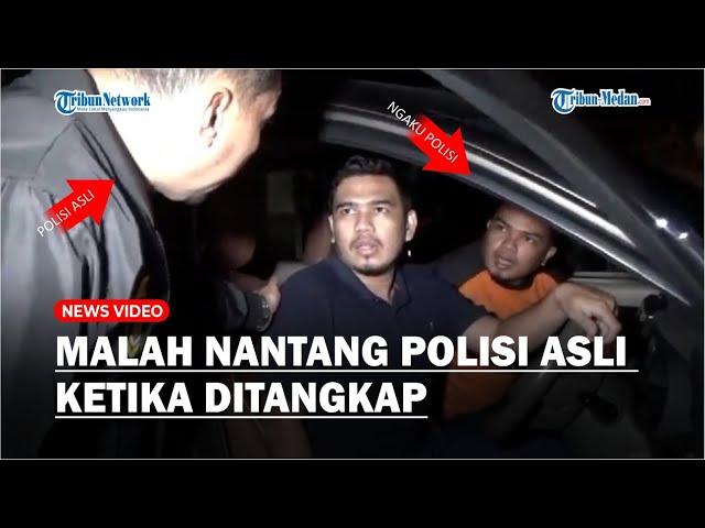 DETIK-detik Penangkapan Kades Ngaku Polisi yang Rampok Mahasiswa, Malah Nantang Polisi Asli