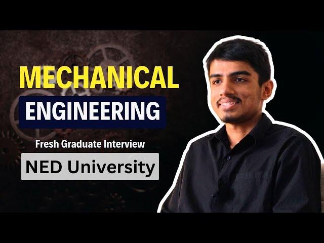 Mechanical Engineering ka scope in Pakistan | #neduniversity