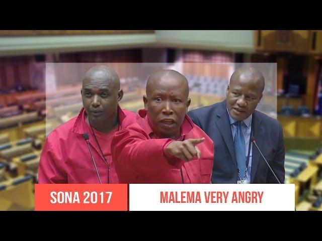 WATCH Malema Very Angry “What was Jackson’s point?”