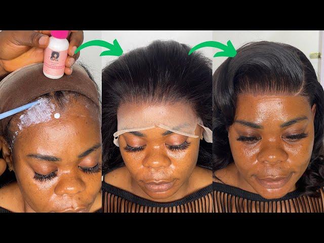 1 Million Views How To Install A Frontal Wig For BEGINNERS  From start to finish