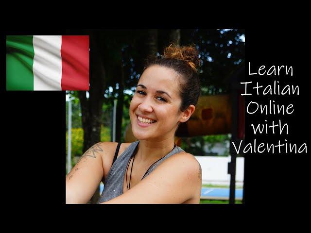 Learn Italian Online with Valentina - Intro Video