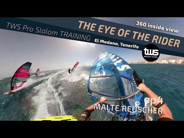 The Eye of The RIDER - Malte Reuscher - TWS Pro Slalom Training Inside 360 view