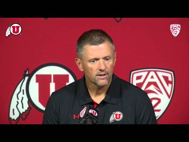 University of Utah - Utah Football Press Conference - 08/26/13