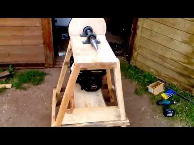 Homemade wood splitter