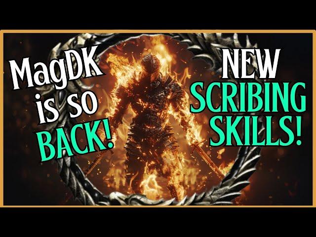 ESO PvP - MagDK Meets Scribing W/ This New Build! - [Gold Road Chapter]