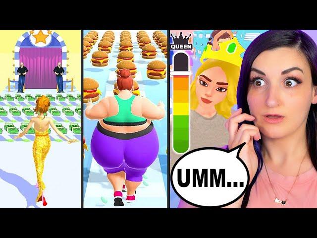 I Tried Popular App Games ...but They're Actually Offensive?!