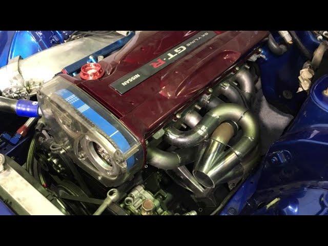 R34 GTR V-Spec II - Big Single turbo upgrade and walk around