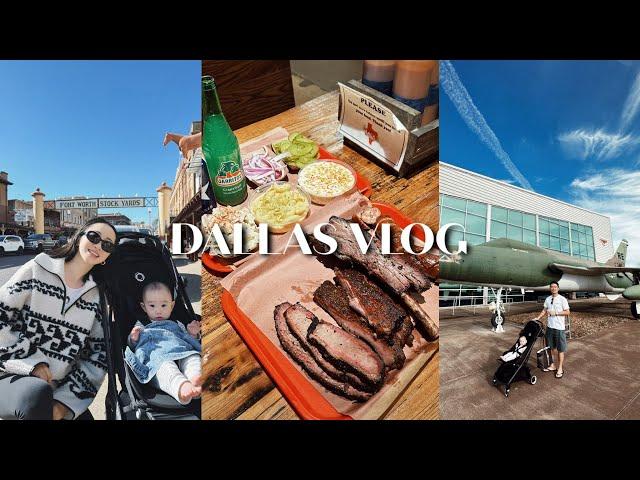 JAN VLOG ｜在达拉斯的一周｜德州BBQ太香啦｜飞行博物馆｜Fort Worth 定制帽子｜赶路中的春节｜66号公路特色餐厅｜