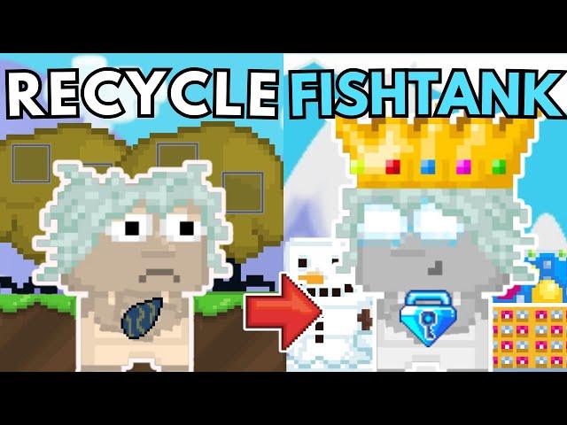 Recycling Fish Tank Profit | Growtopia