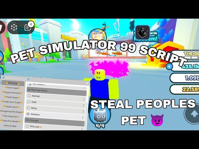 *SCAM TRADE* Pet Simulator 99 Script | Steal Peoples Pets  Fluxus,Hydrogen,Delta,Arceus X Mobile