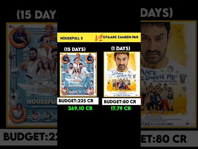 sitaare Zameen par 1 days worldwide box office collection|Housefull 5 15 days box office collection