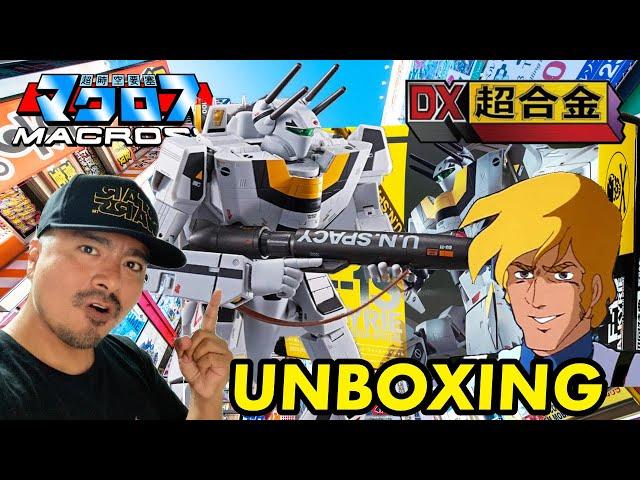   Unboxing  Macross DX Chogokin VF-1S Valkyrie Roy Focker Special ️  Robotech with Japan Geek