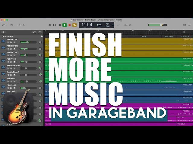 How to actually FINISH your mix in GarageBand