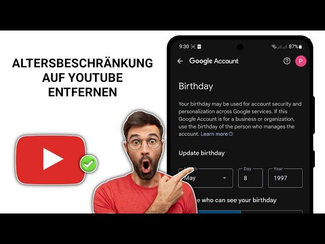 So entfernen Sie die Altersbeschränkung auf YouTube – 2024