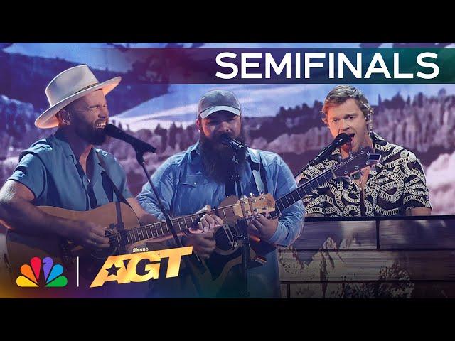 Ashes & Arrows Sings HEARTFELT Original Song, "Hang On" | Semifinals | AGT 2024