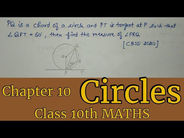 Extra Questions Of Circles Class 10 Maths