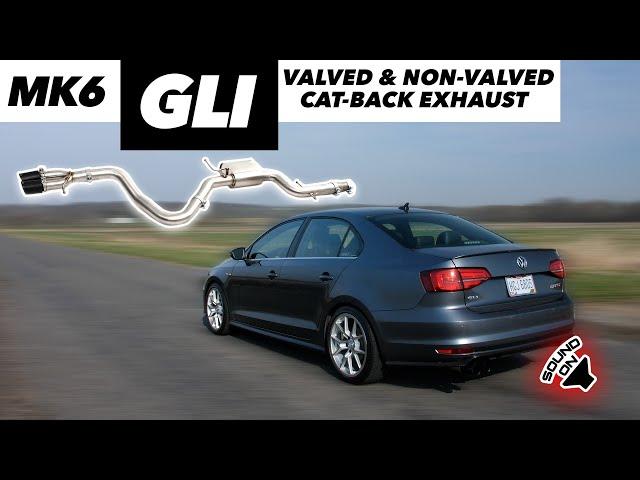 MK6 GLI Valved & Non Valved Exhaust Sounds | ECS Tuning