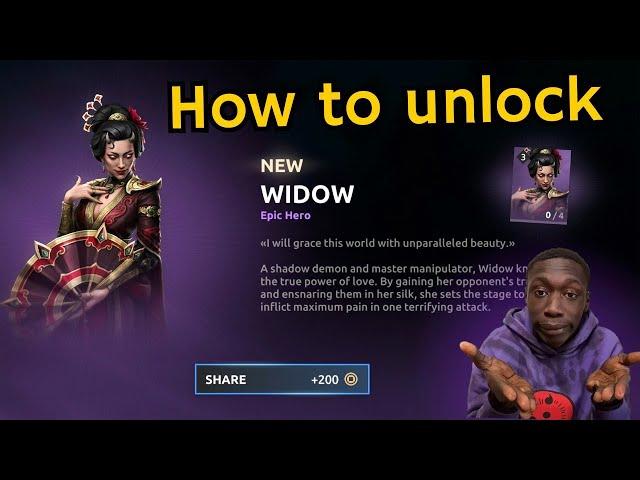 How to Unlock New Hero Widow 🪭|| New Event complete walkthrough || Shadow Fight 4 Arena