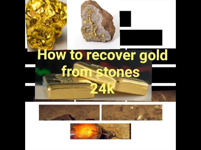 How to recycle gold from stones