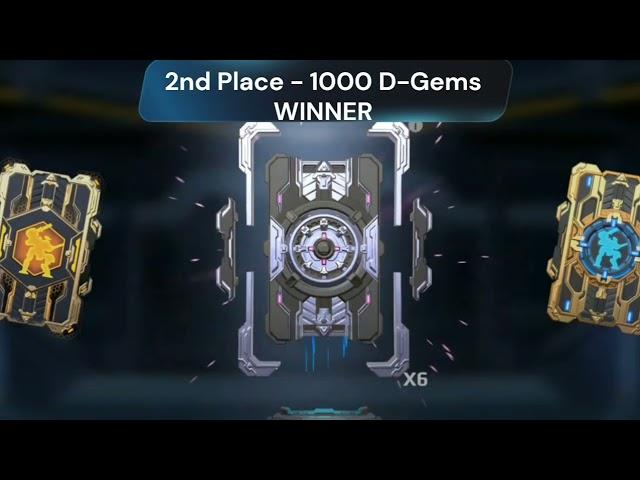 WAR ROBOTS: 3000 D-GEMS GIVEAWAY RESULTS!