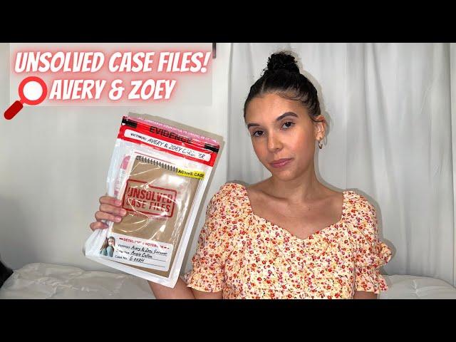 UNSOLVED CASE FILES MYSTERY MURDER GAME! AVERY & ZOEY GARDNER CASE.. let's play!