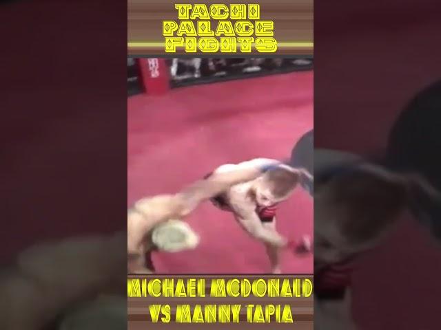 TKO Punches TPF 3 - Michael McDonald vs Manny Tapia #shorts #mma #knocked