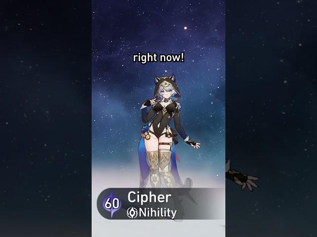 Cipher unique dialogue when paired with Aglaea - Honkai Star Rail 3.3