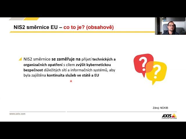 Připravovaná směrnice NIS2 a bezpečnostní technologie